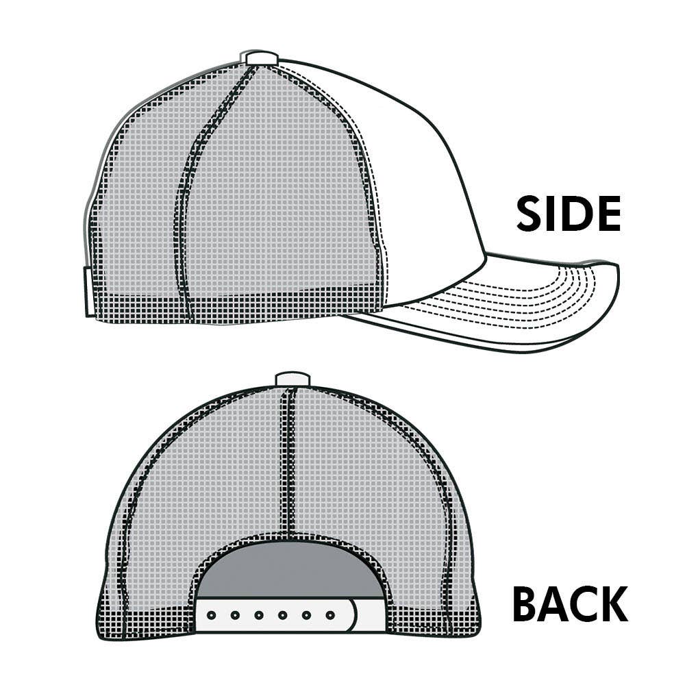 I NEED A DIET COKE Message Embroidered Mesh Back Trucker Cap