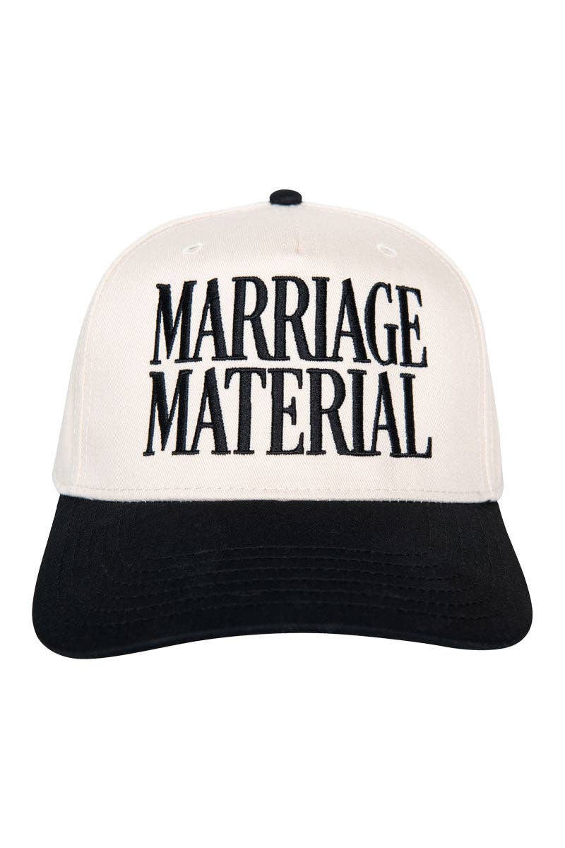 Marriage Material Two-Toned Trucker Hat
