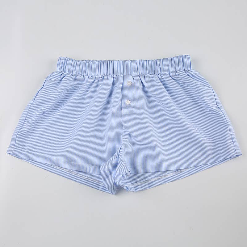 Striped Pull-On Boxer Shorts