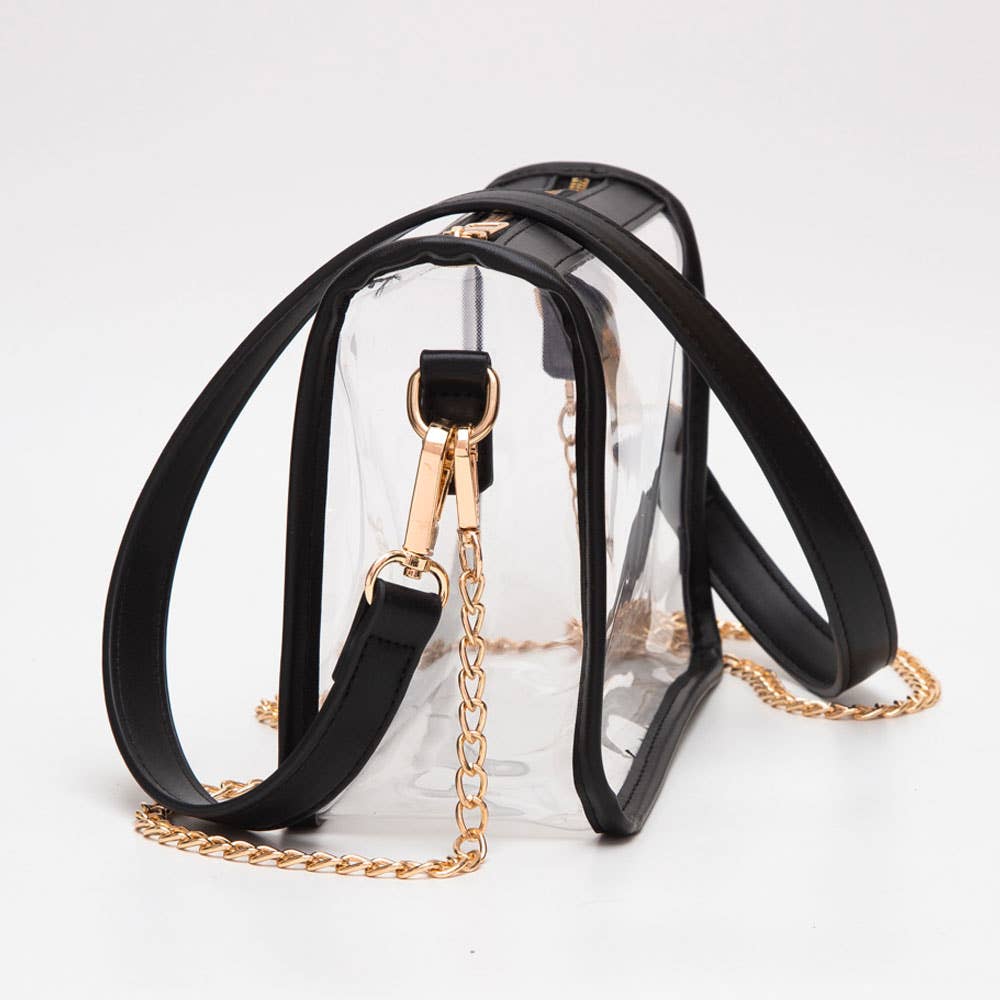 Clear Rectangle Crossbody Bag