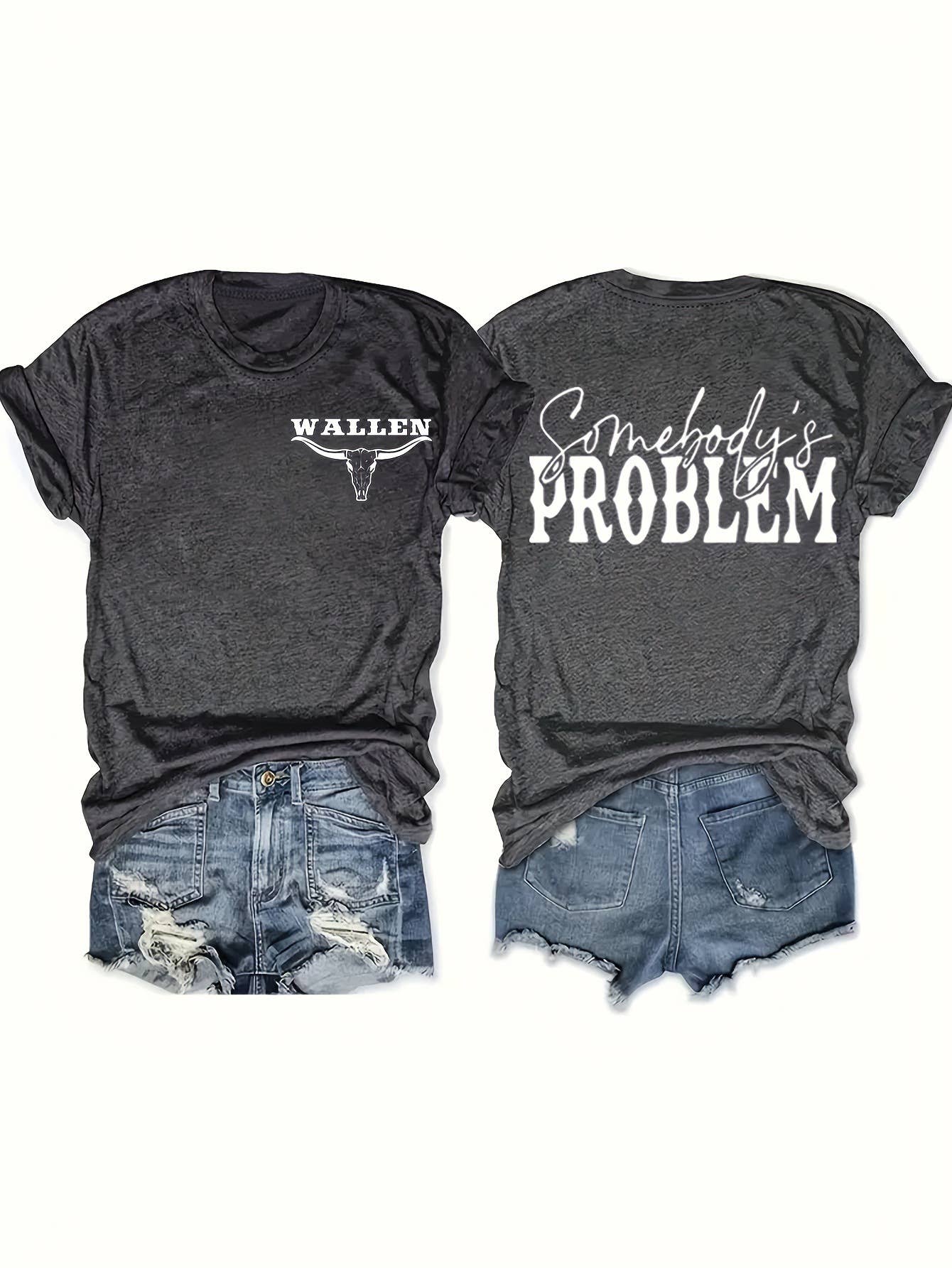 Somebody's Problem Crewneck T-Shirt