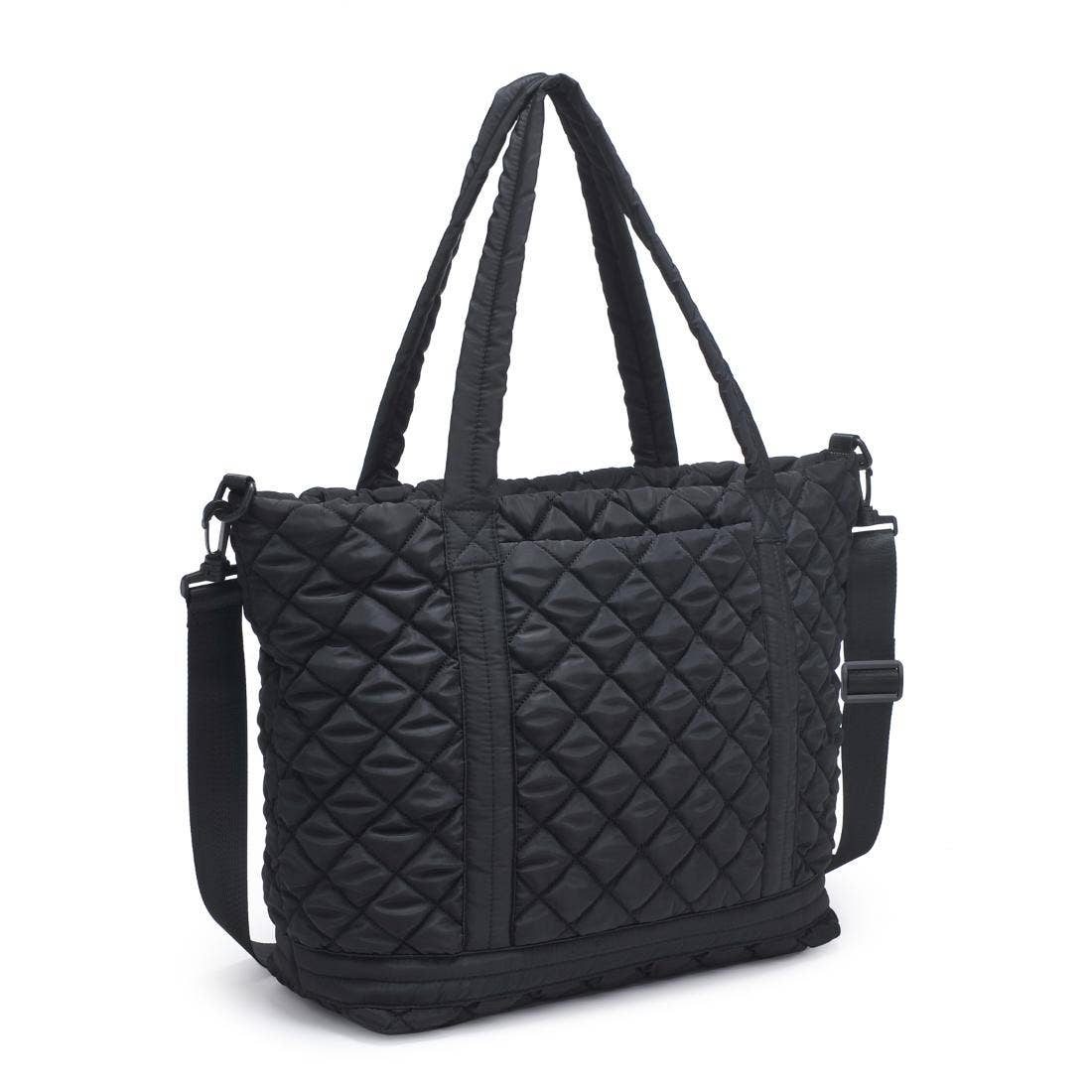 Lanya Quilted Nylon Travel Tote