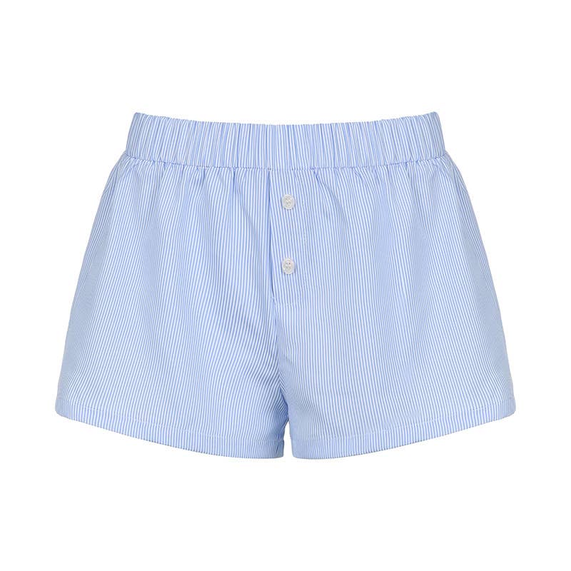 Striped Pull-On Boxer Shorts