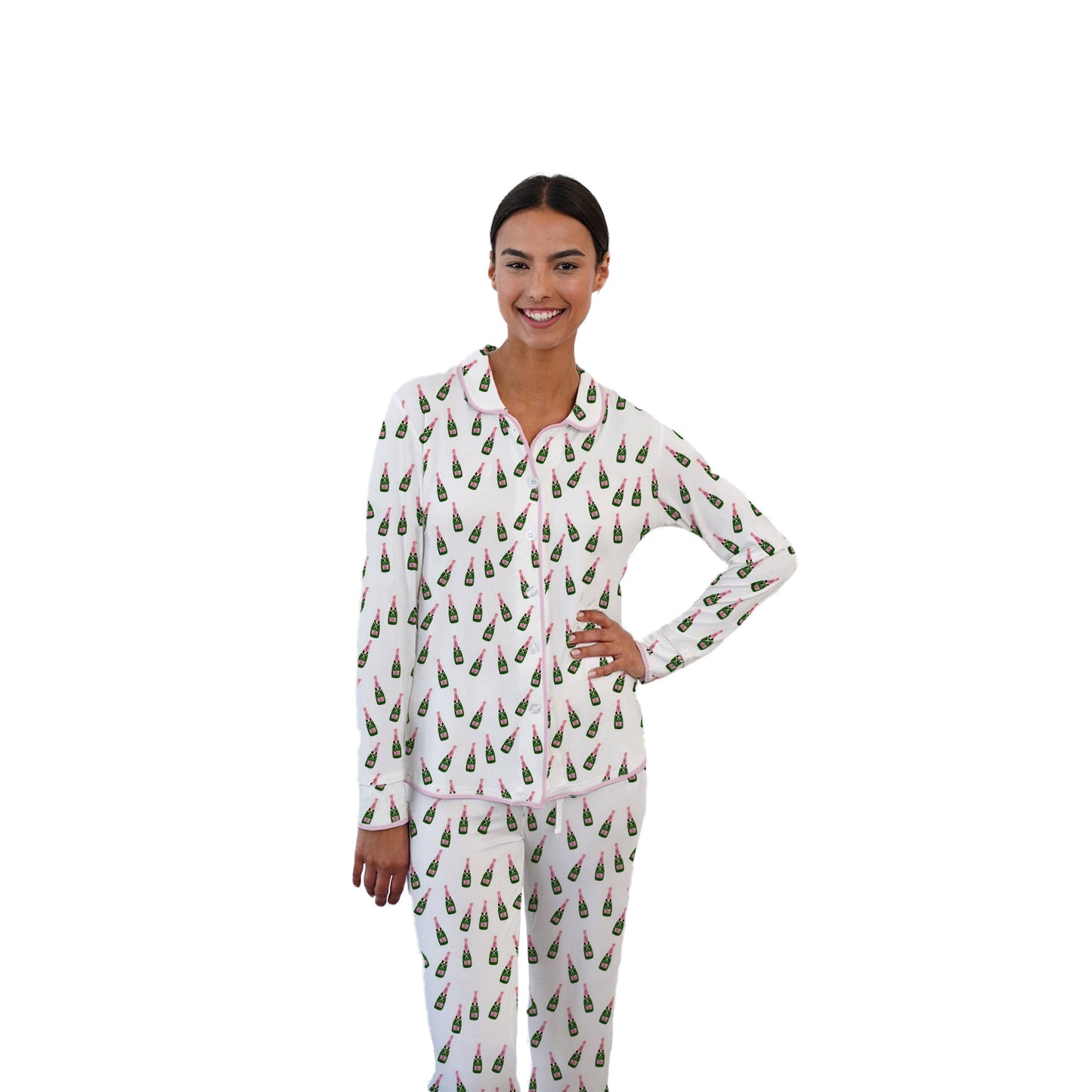 Pajama Pant Set - Champagne