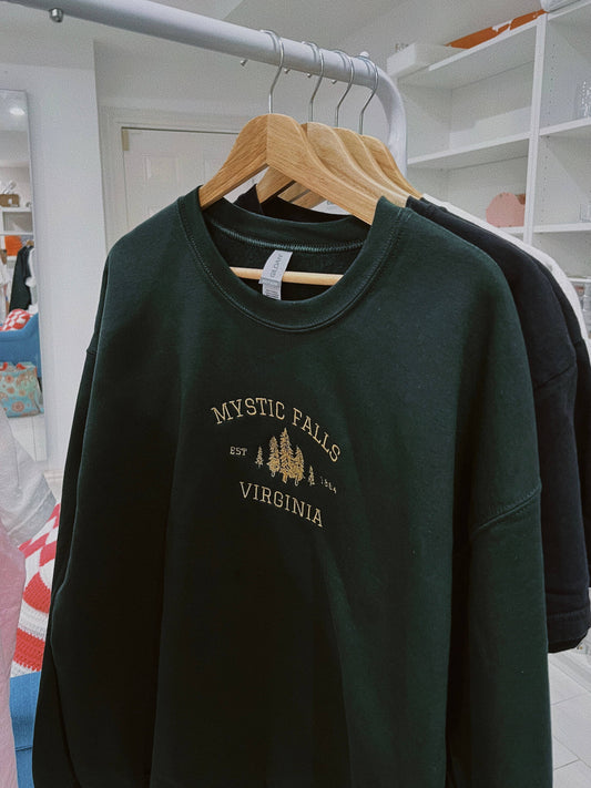 Mystic Falls/Vampire Diaries Crewneck